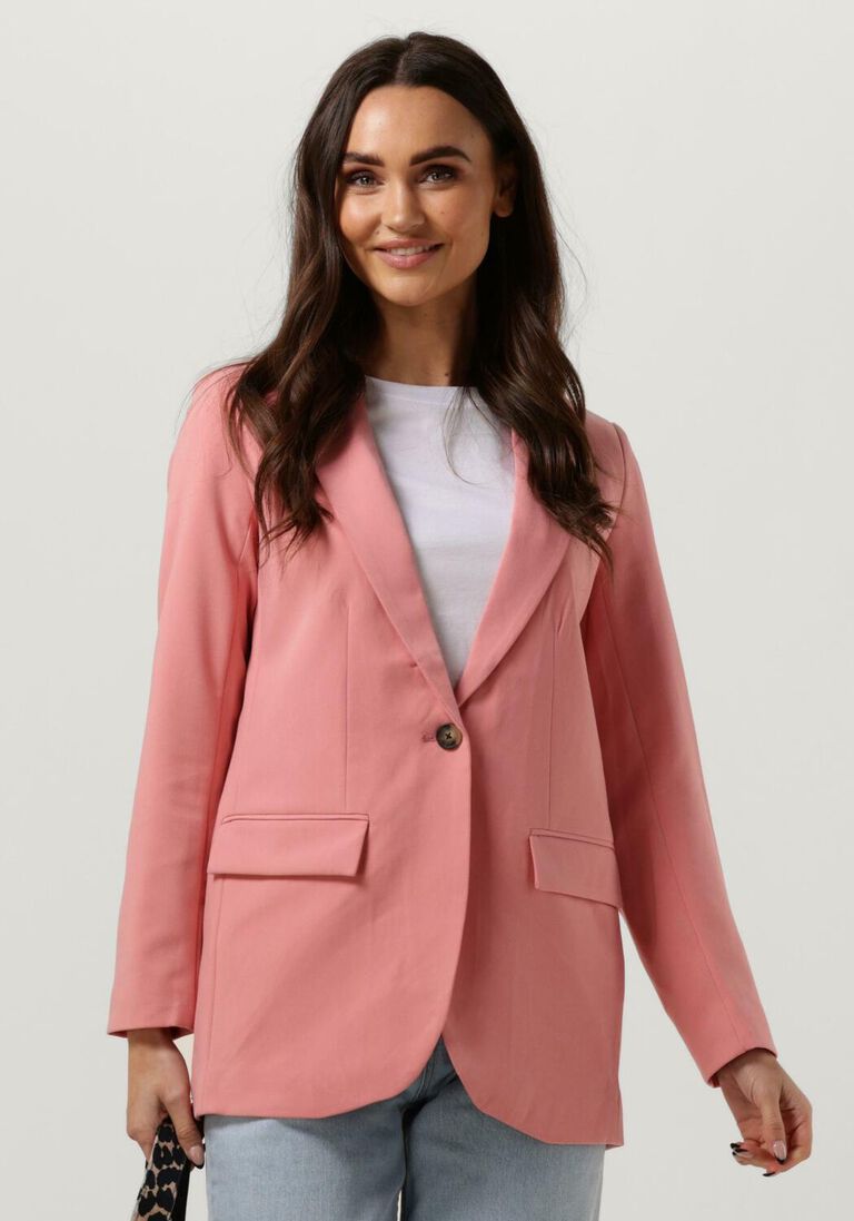 OBJECT lichtroze object blazer objsigrid l/s blazer
