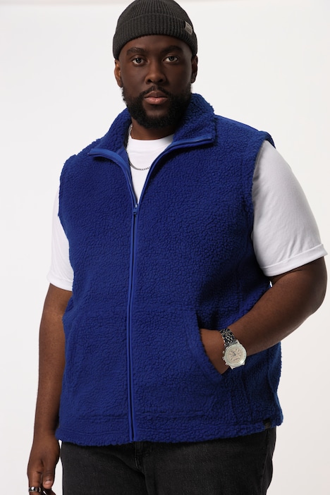 STHUGE Teddyfleece-Weste FLEXLASTIC®, Stehkragen, bis 8 XL