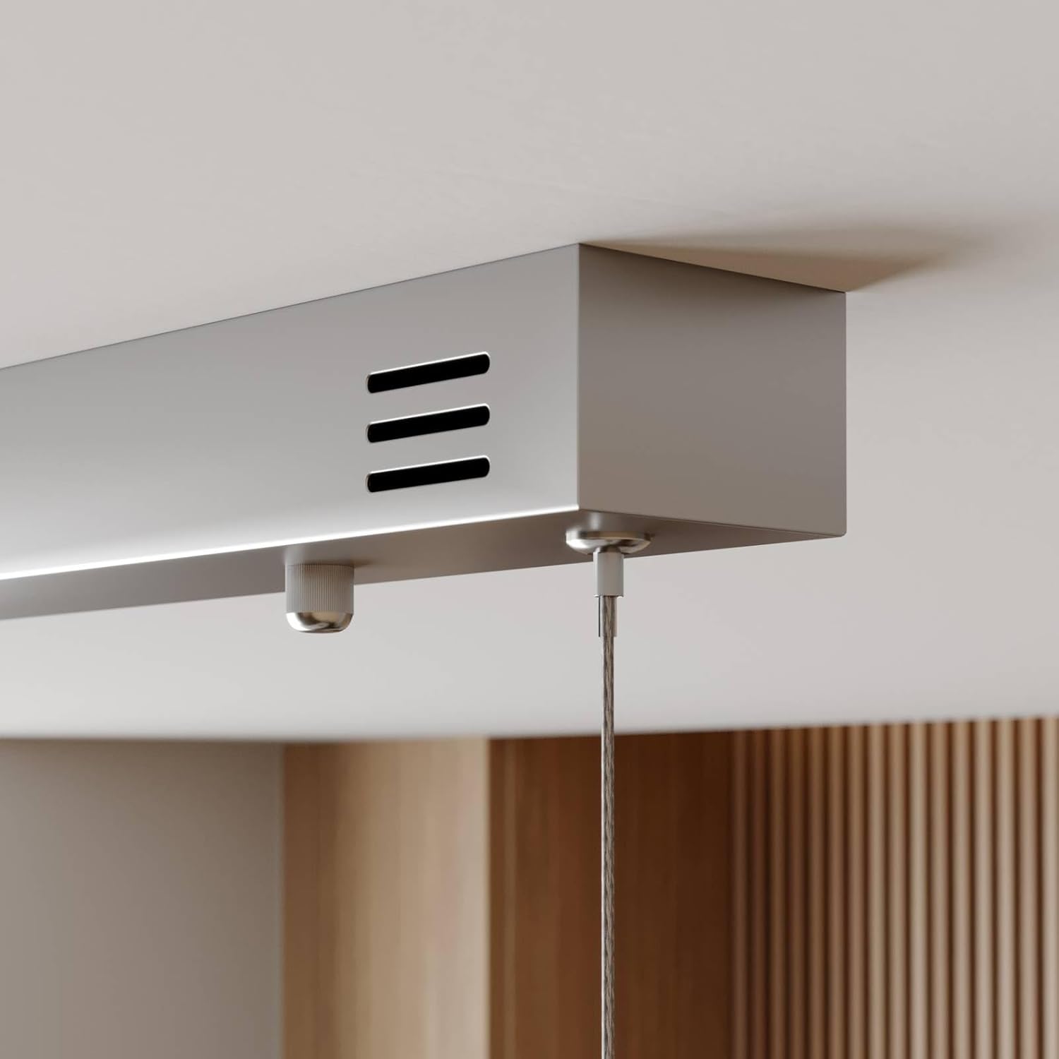 Lucande LED Lyani dimmbar (Modern) in Chrom aus Metall (2 flammig,) Wohnzimmerleuchte