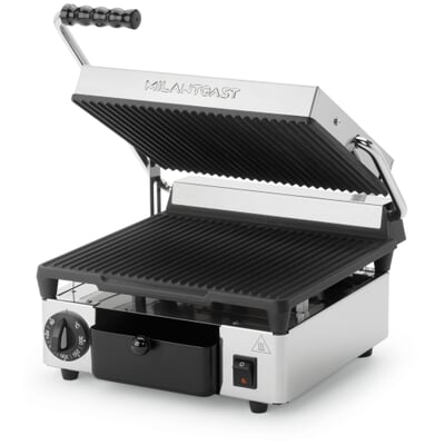 Kontaktgrill elektrisch, beidseits geriffelt Stecker CH