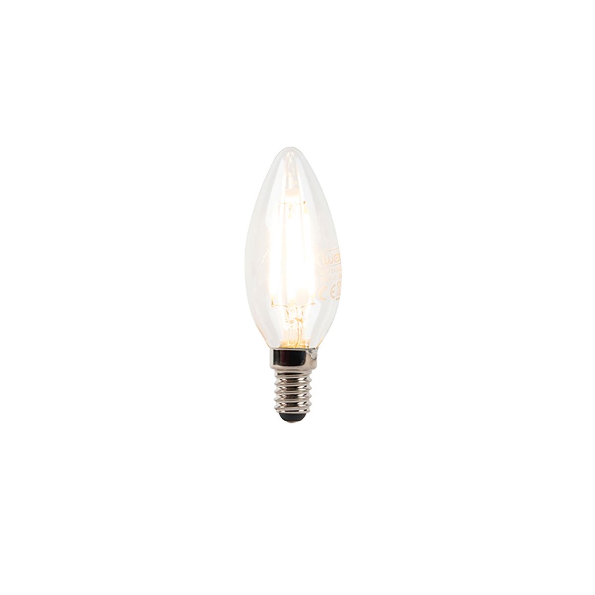 Set van 5 E14 dimbare LED kaarslampen B35 helder 3W 250 lm 2700K
