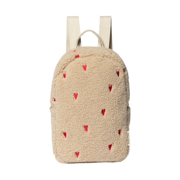 Studio Noos Teddy Hearts Mini Backpack - Brown