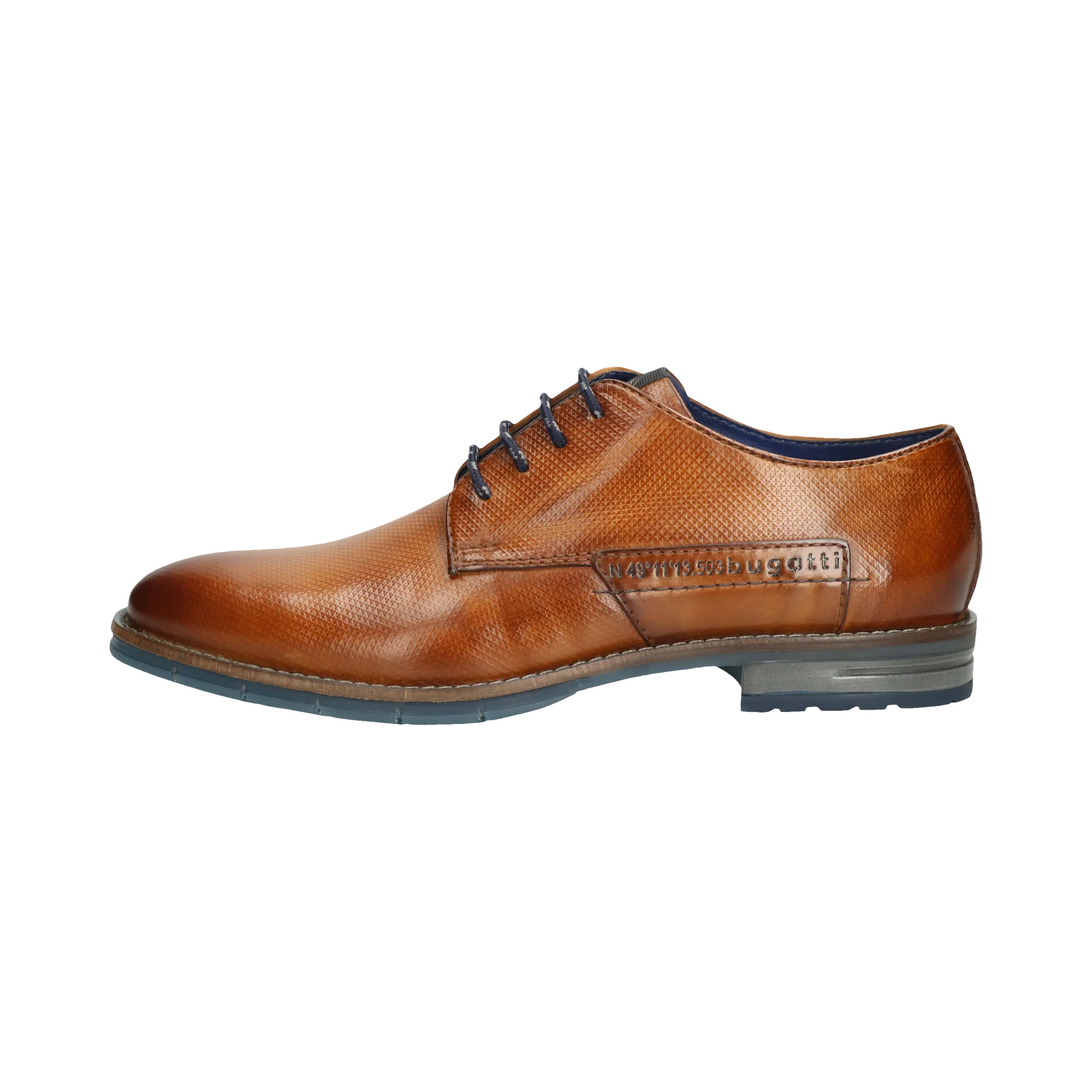 Leder Business Schnürer cognac