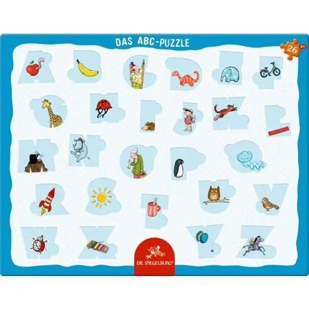 Die Spiegelburg Rahmenpuzzle Das ABC, 26 Teile