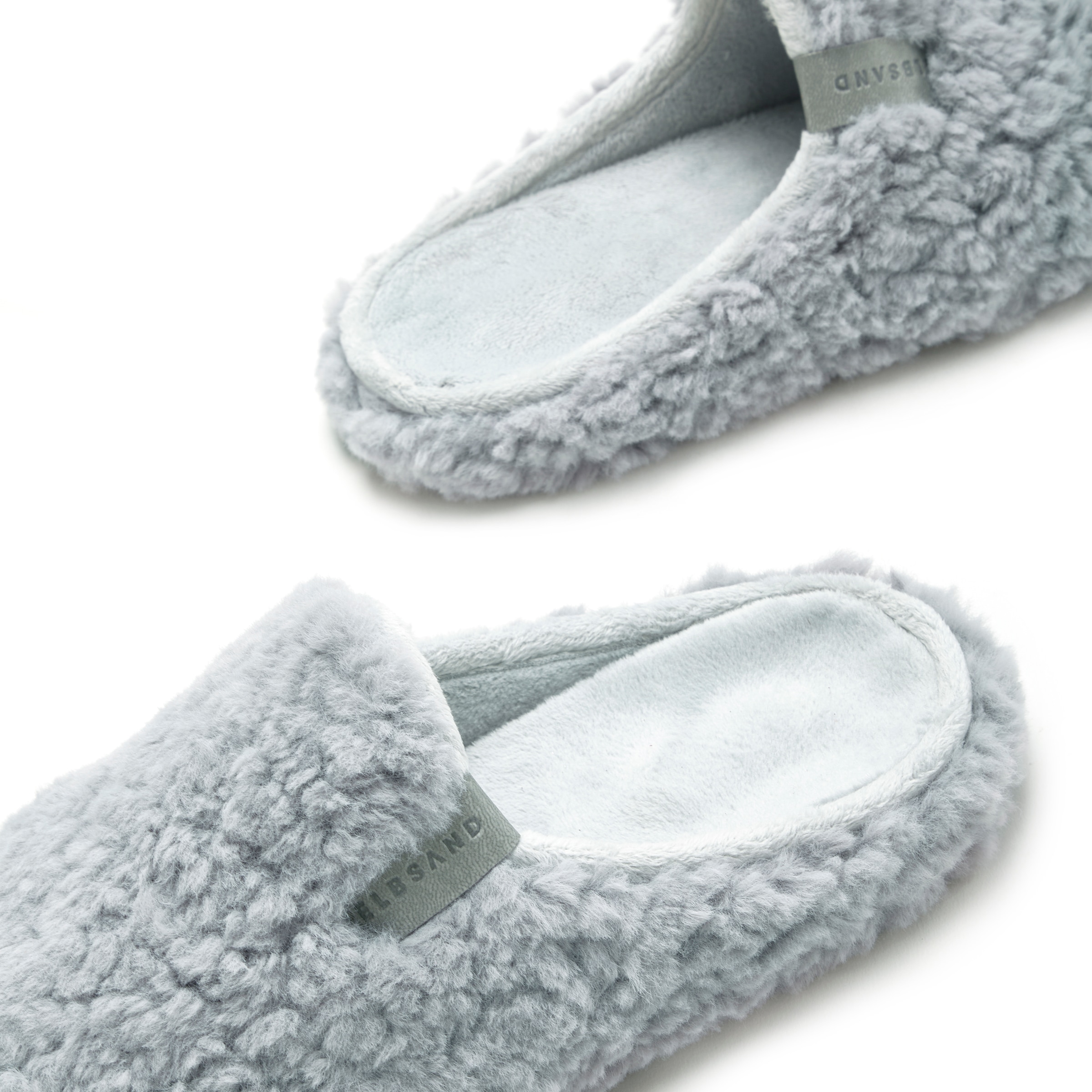 Elbsand Hausschuh  Pantolette, Pantoffel, Mule, Sandale, kuscheliges Fellimitat
