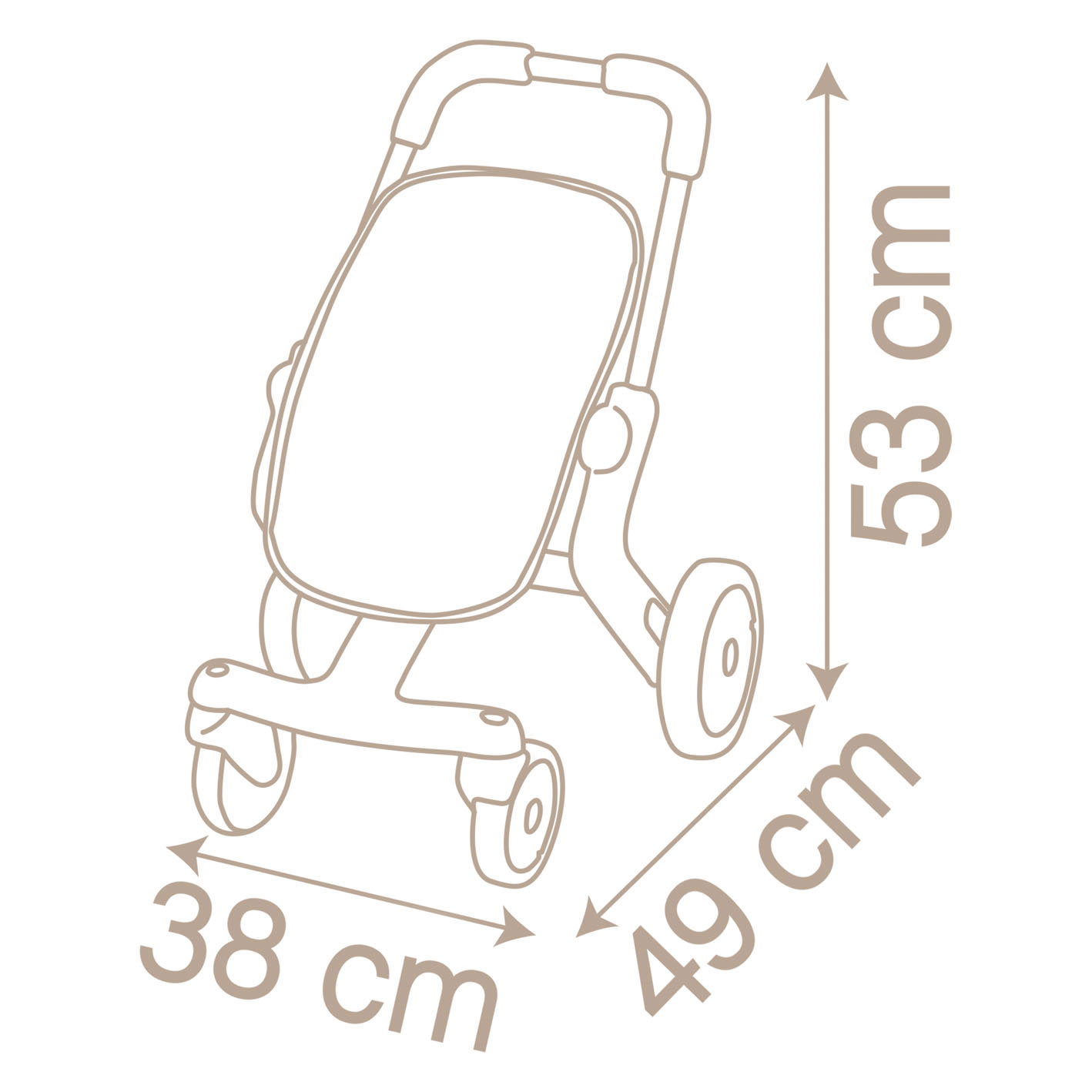 Smoby Baby Nurse Poppenwagen