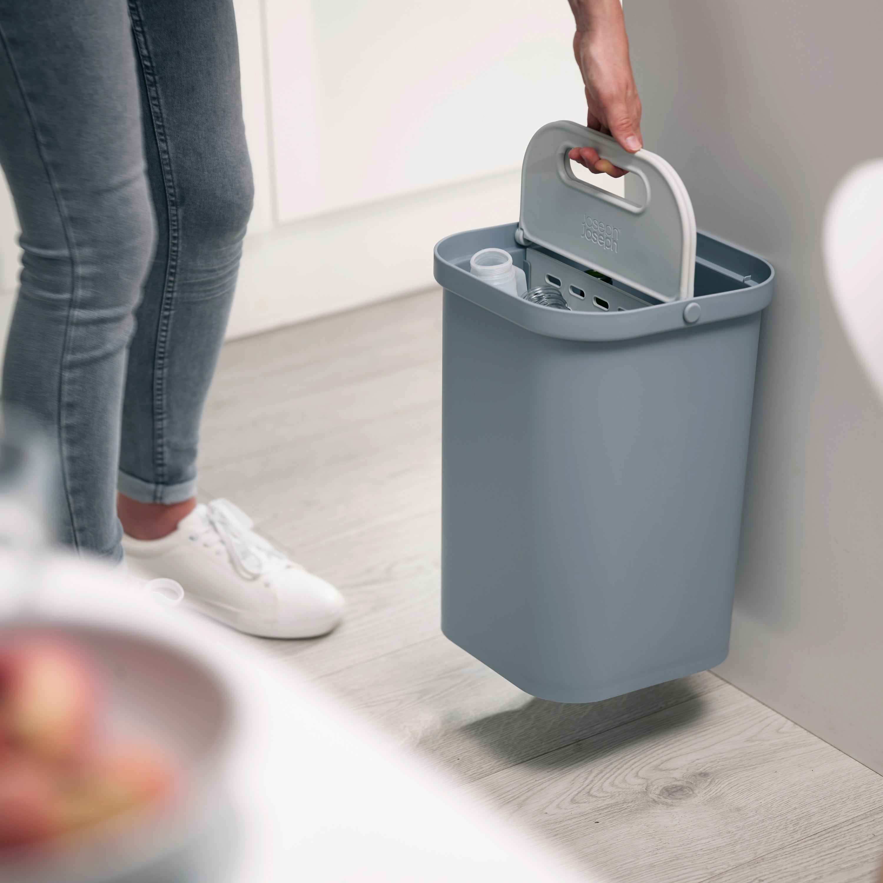 Joseph Joseph GoRecycle Afvalemmer 14 Liter  - Blauw