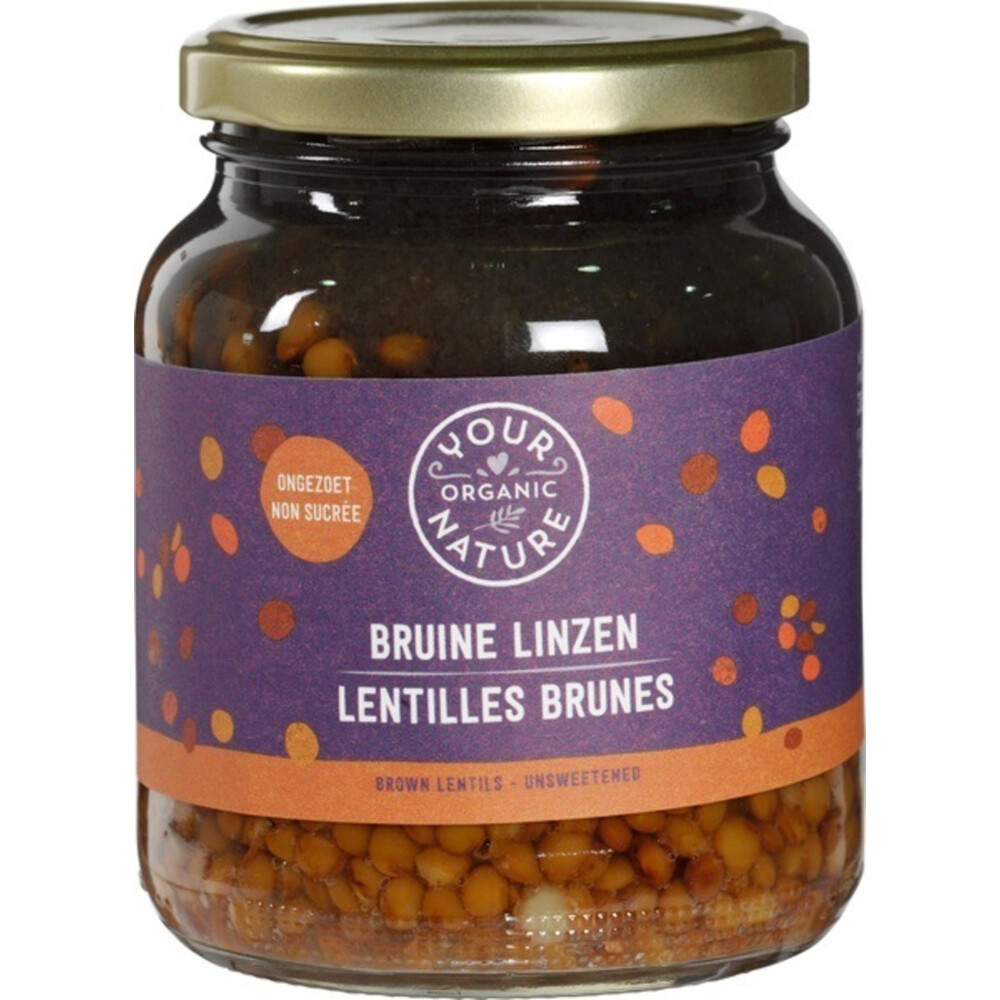 3x Your Organic Nature Bruine Linzen Bio 360 gr