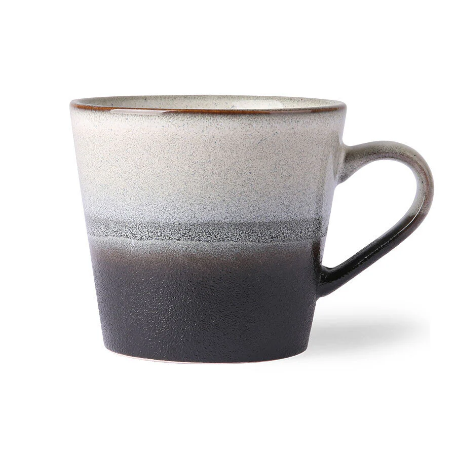 HKliving  70's ceramics cappuccino kop - Rock