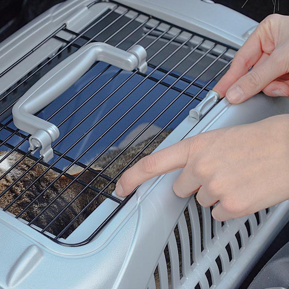 Panier de transport chiens chats voyage toit ouvrant ferplast atlas deluxe open