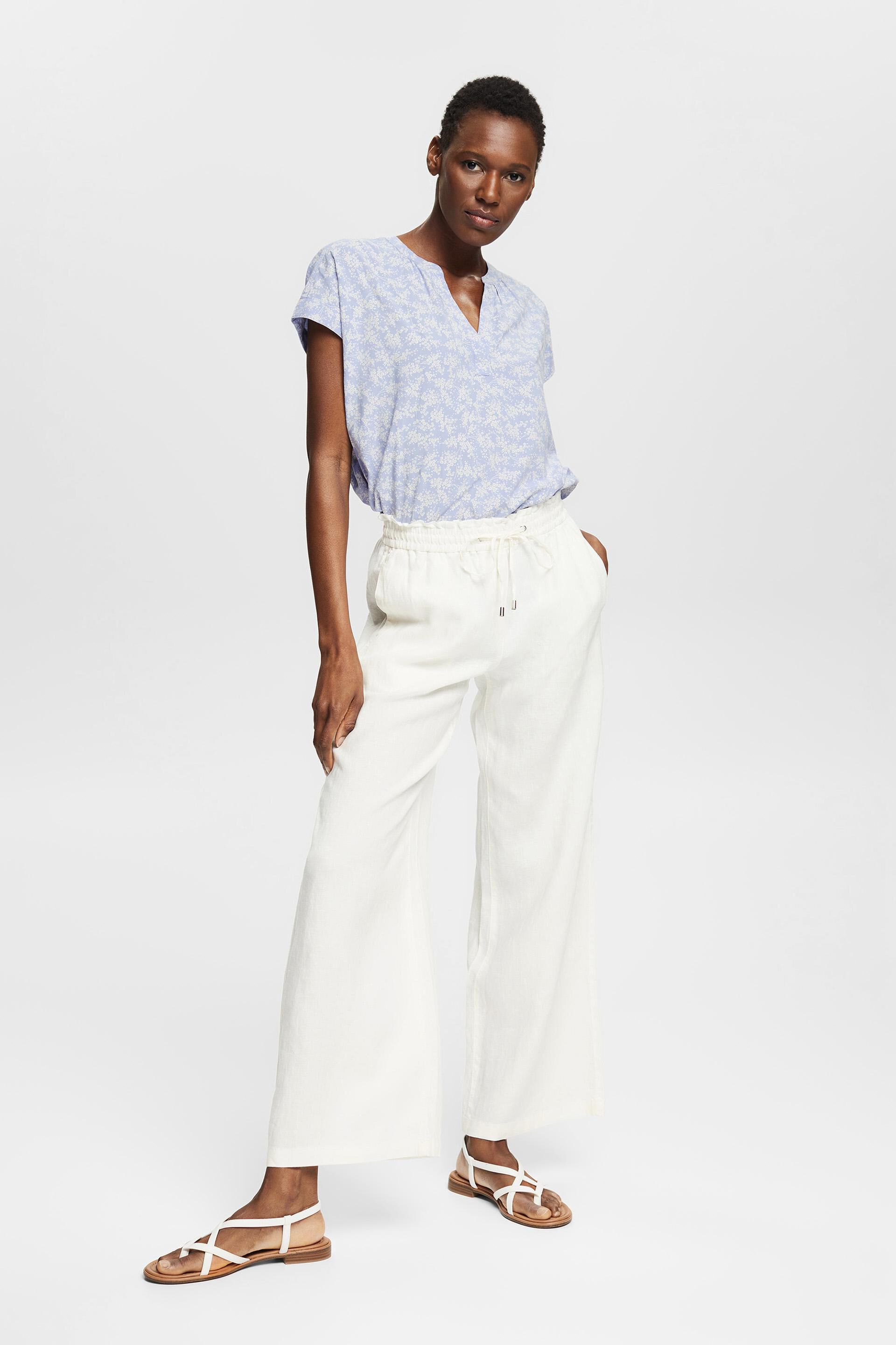 Blouse à motif, en LENZING™ ECOVERO™