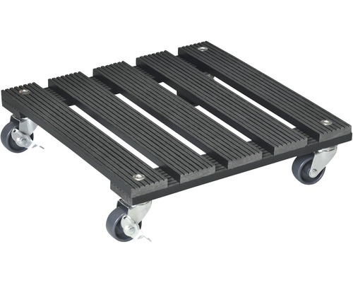 Plantenwagen WPC 29 x 29 cm max. draagvermogen 80 kg antraciet