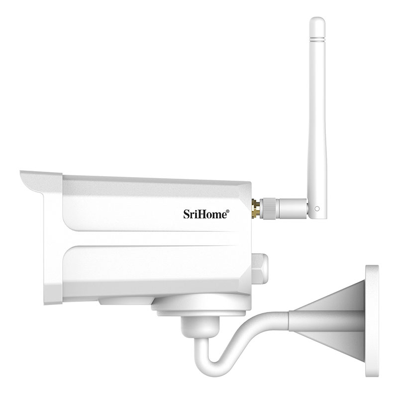 (2MP) 8x WiFi Internet IP NVR Überwachungskamera HD 1080p IR LED's Nachtsicht & Bewegungserkennung / AP / Audio / IP66 (iOS/Android)