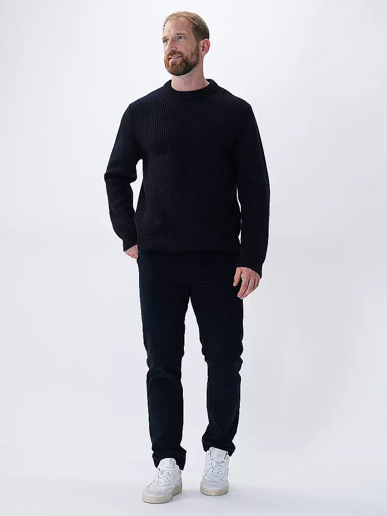 NUDIE JEANS Pullover AUGUST blau