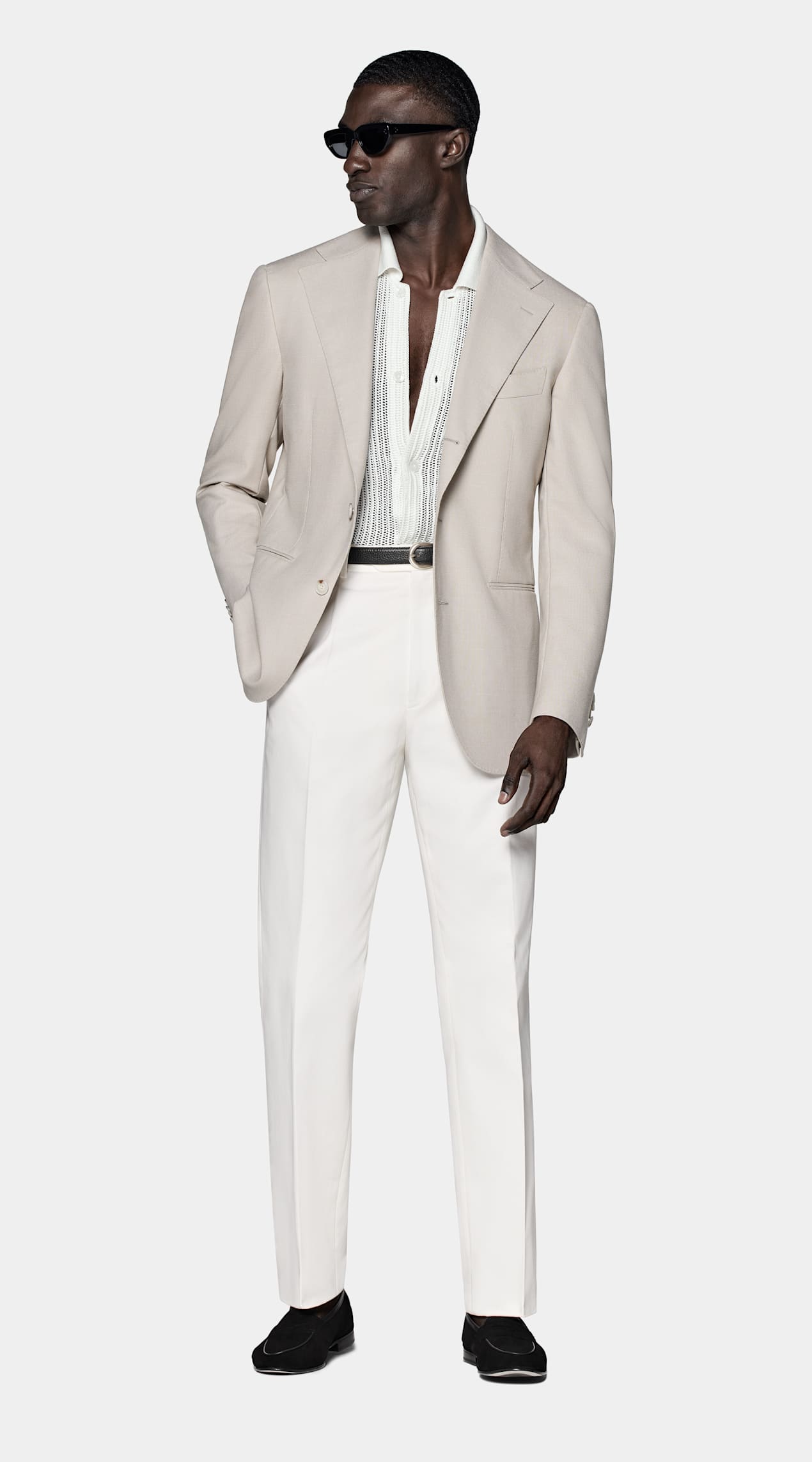 Blazer Roma coupe Relaxed taupe clair