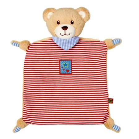 Die Spiegelburg Schnuffeltuch Teddy BabyGlück, rot