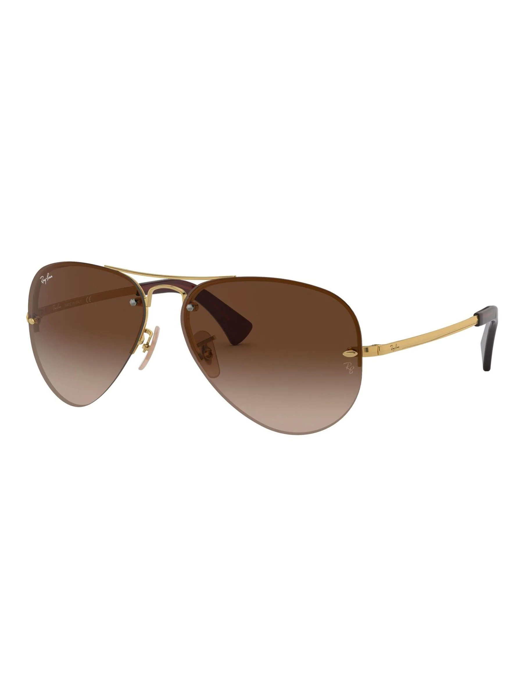 Gouden en bruine glazen - Ray-Ban Lightforce Sunglasses