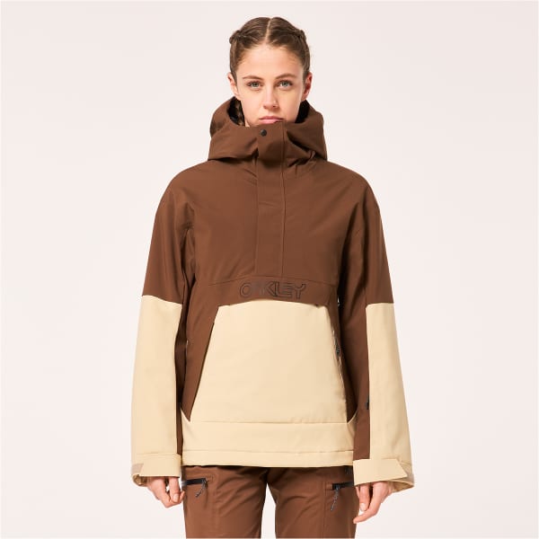 Veste de ski OAKLEY WMNS TNP TBT INSULATED ANORAK HUMUS/CARAFE