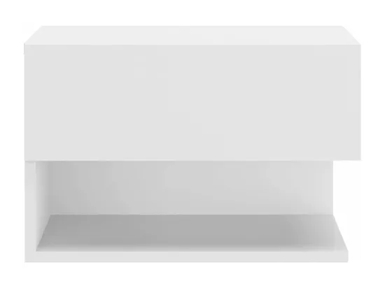 Table de chevet murale Blanc brillant
