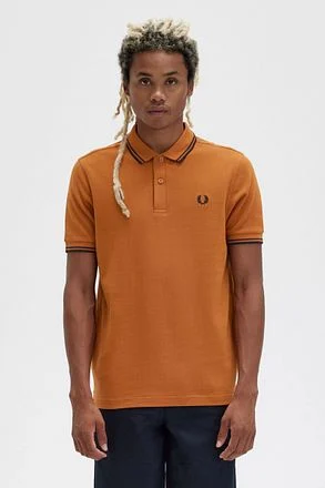 Fred Perry Polo M3600 Roest Oranje M3600-S34 kopen