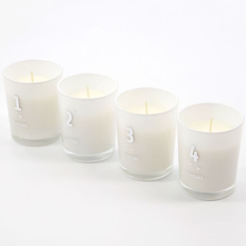 Meraki Scented Advent Candles - Frozen Meadow