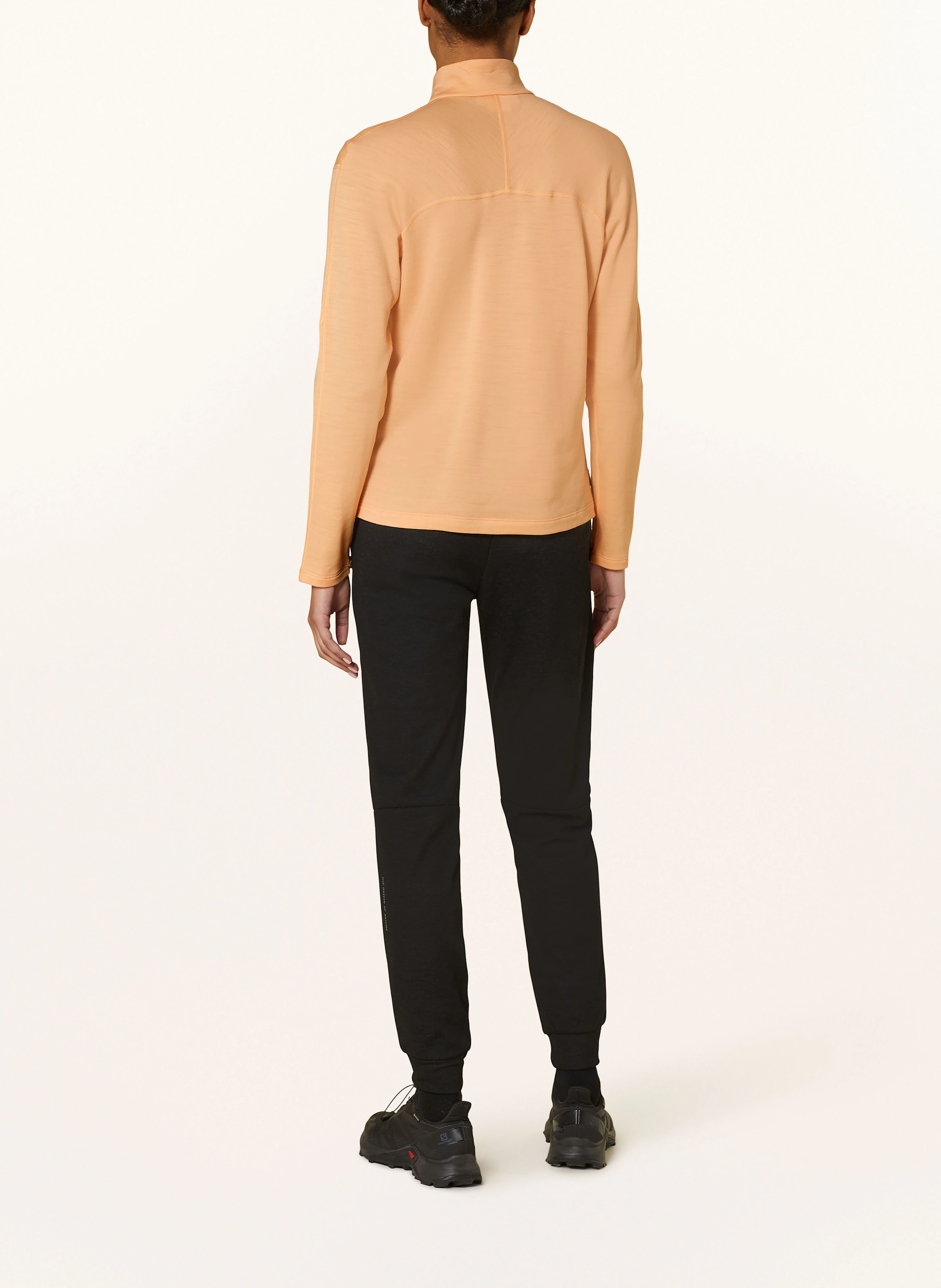icebreaker Midlayer MER 360 REALFLEECE ELEM LS HALF aus Merinowolle
