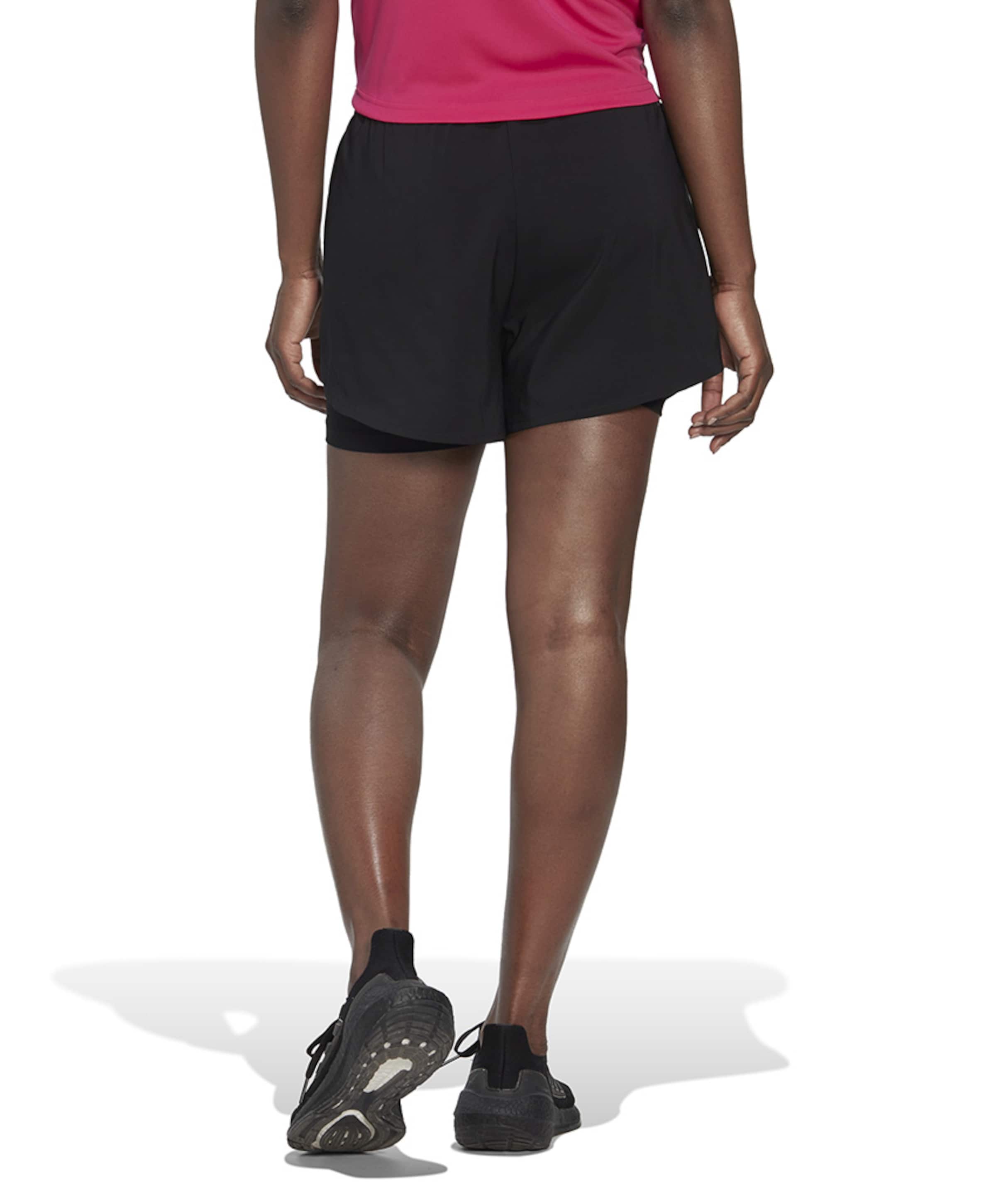 Adidas W Min 2in1 shorts zwart