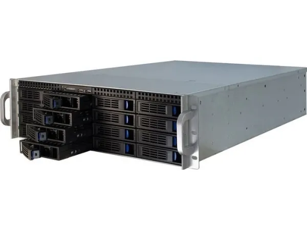 Inter-Tech IPC 3U-3416 - Rack-monterbar - 3U - SSI EEB - ingen strømforsyning - USB