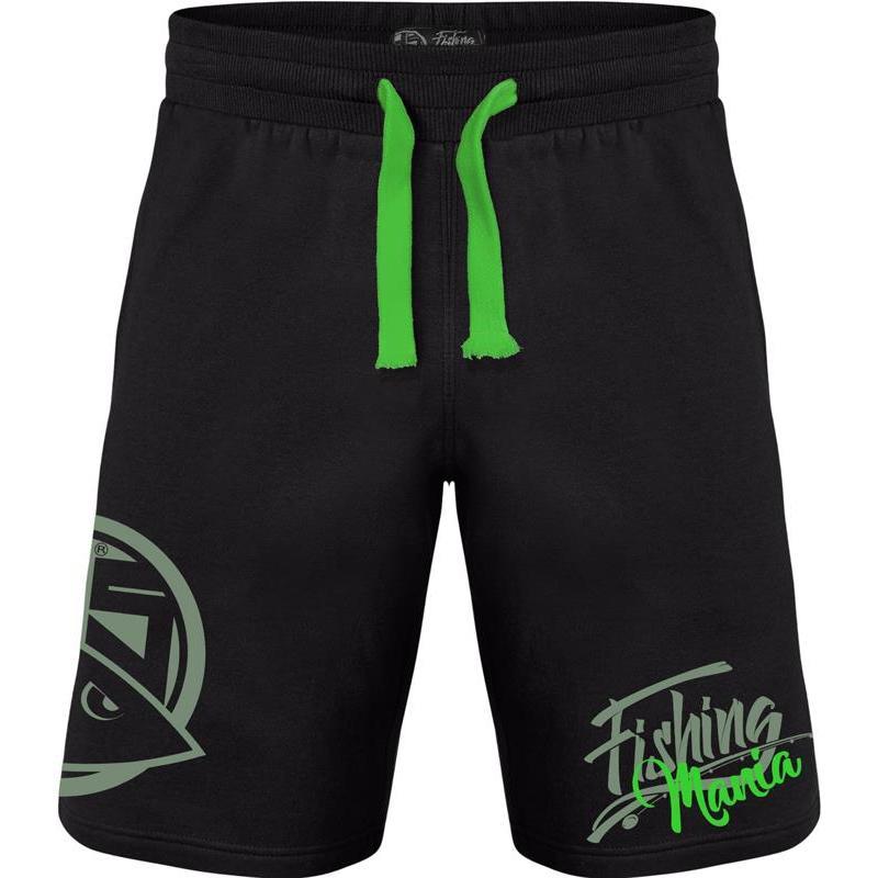 Short Homme Hot Spot Design Fishing Mania - Noir/Vert