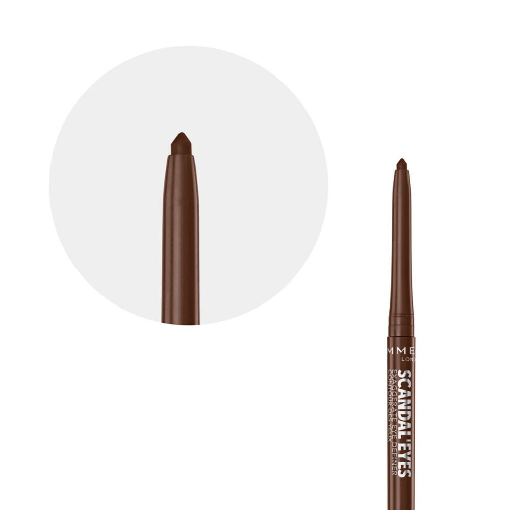 Rimmel London Eyeliner Exaggerate Full Colour eye definer 002 Chocolate Brown