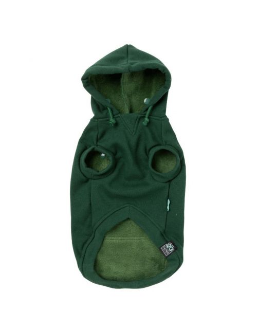 Fuzzyard Treats Hoodie Donkergroen - Hondenkleding