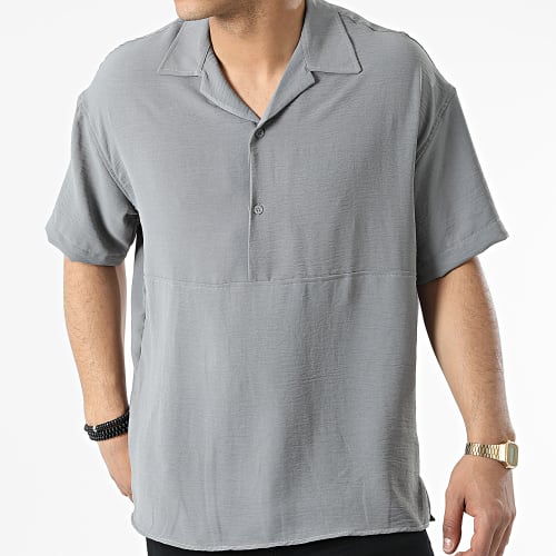 Chemise Manches Courtes FT-7002 Gris