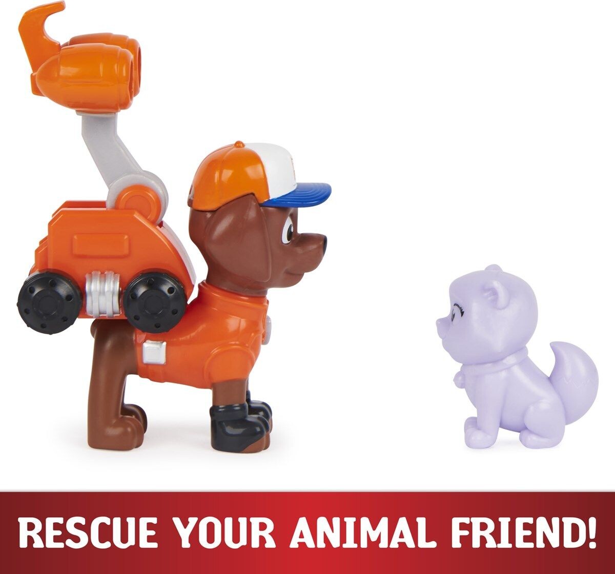 Paw Patrol - Zuma Figur Med Tilbehør - 7 CM