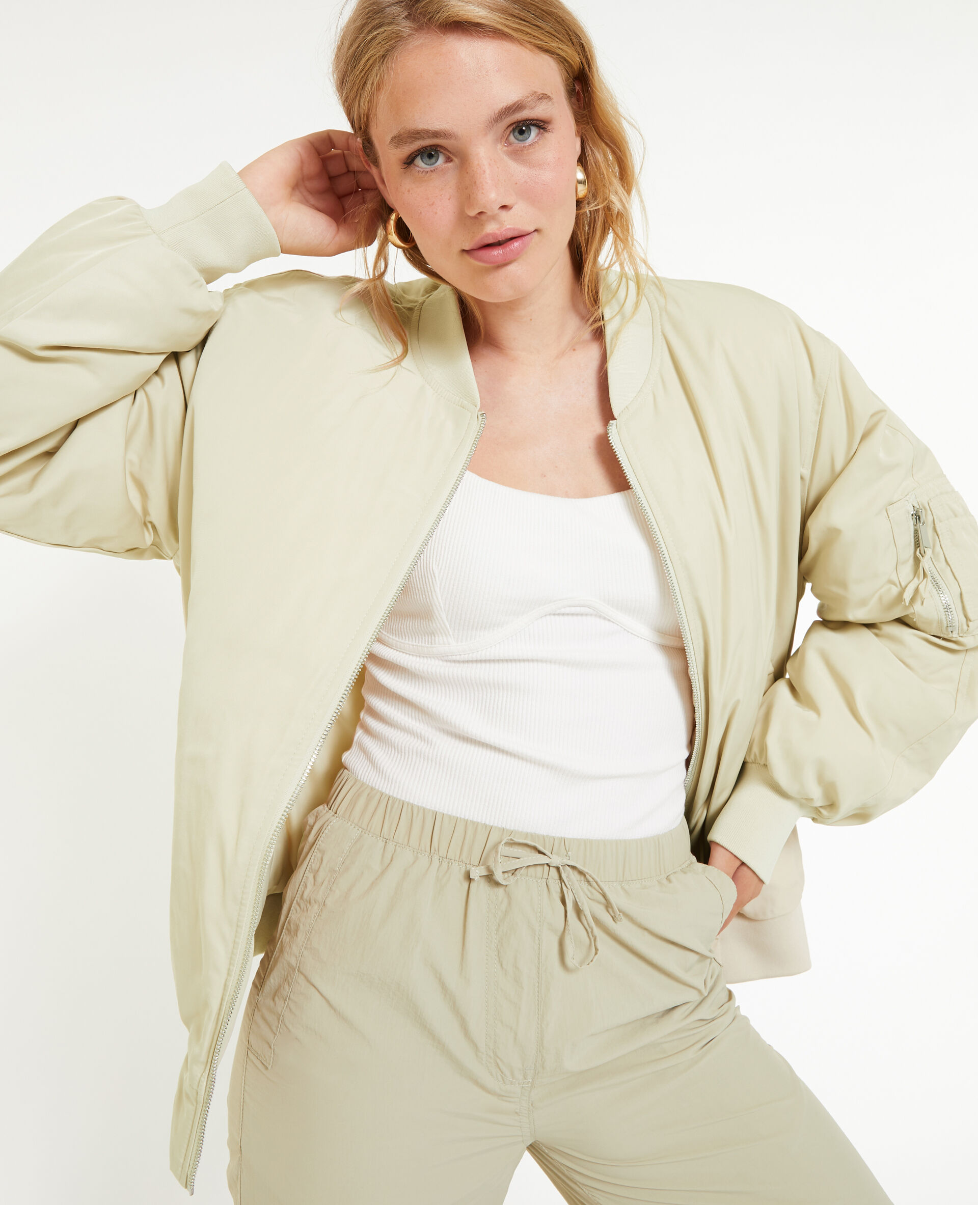 Bomber oversize - Sable