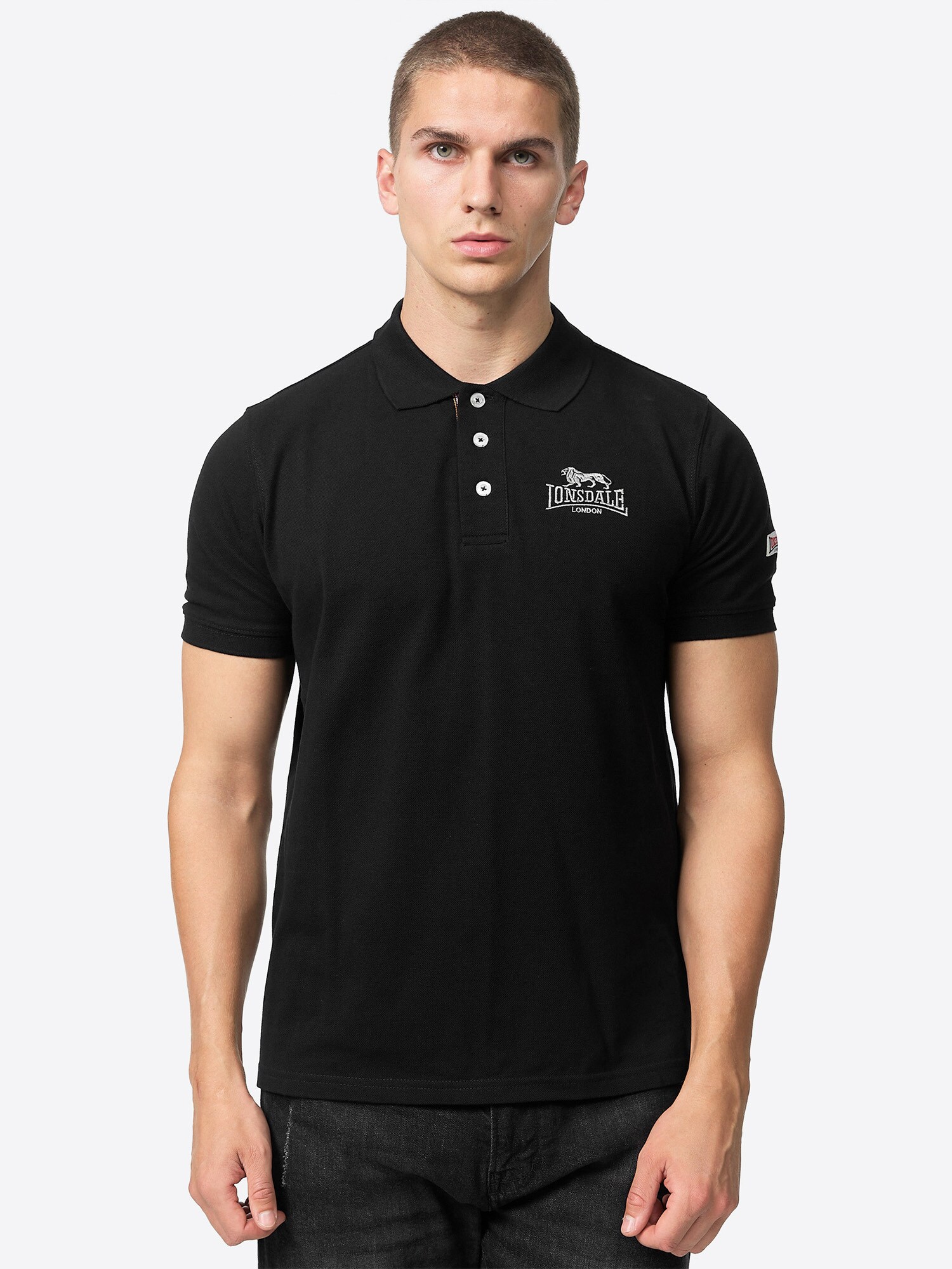 Lonsdale Herren Poloshirt schmale Passform BRUAN