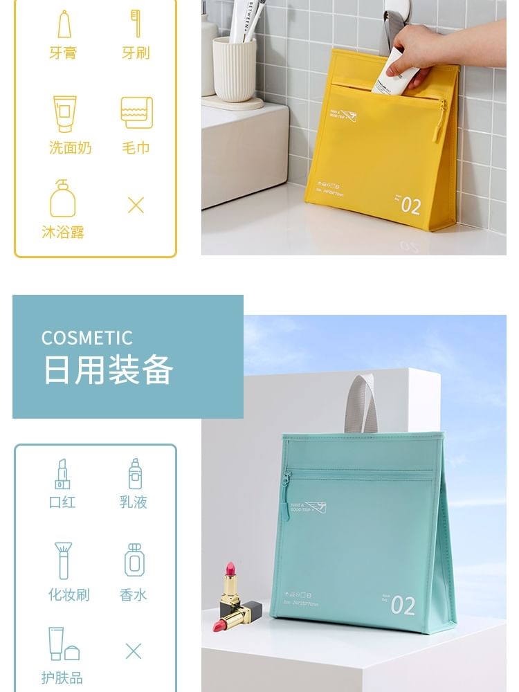 On My Mind - Numerieke PVC toilettas