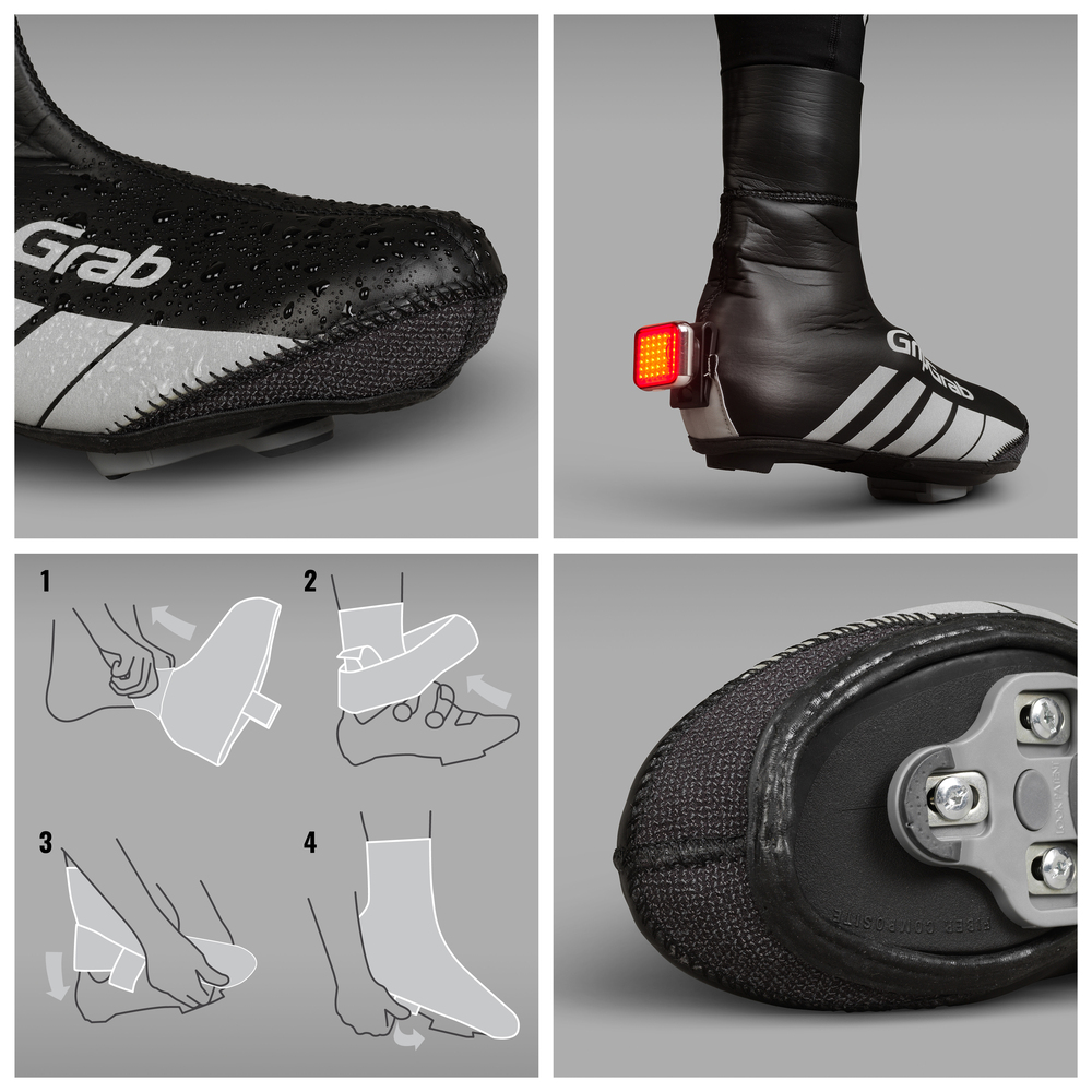 GripGrab RaceThermo skoovertræk sort