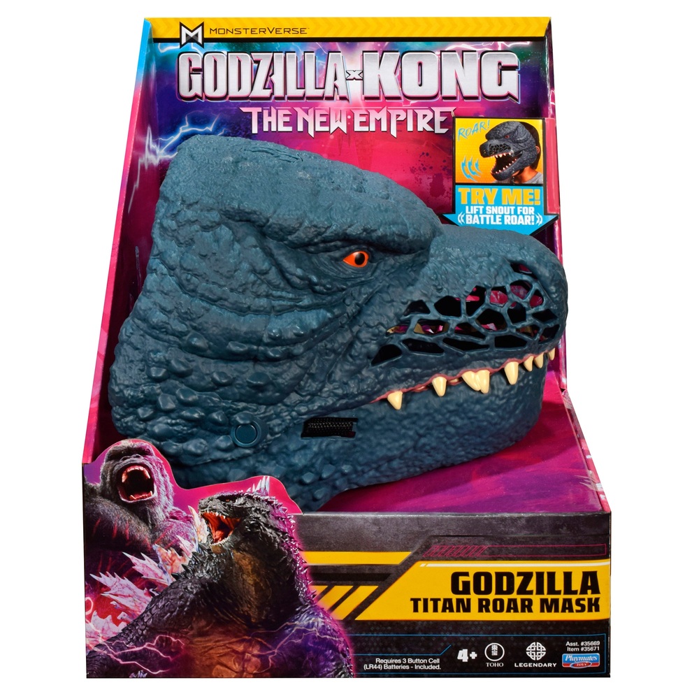 Monsterverse Godzilla x Kong: Das neue Imperium Godzilla Titanenbrüllmaske