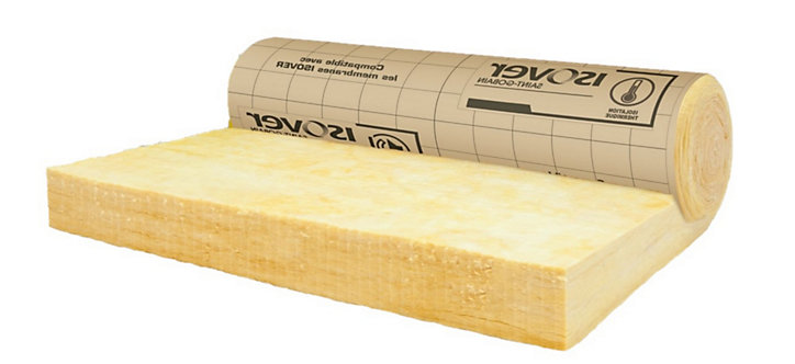 Laine de verre Murs ISOVER ép.120 mm - Rouleau kraft 2,7 x 1,2 m R. 3,75 m².K/W