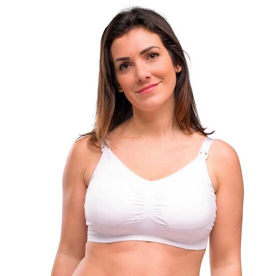 Soutien-gorge grossesse et allaitement rembourré   Blanc        XL   de               Carriwell