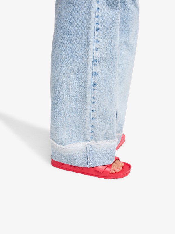 Coco Low Sunbleached Jeans à coupe ample Bleu Femme