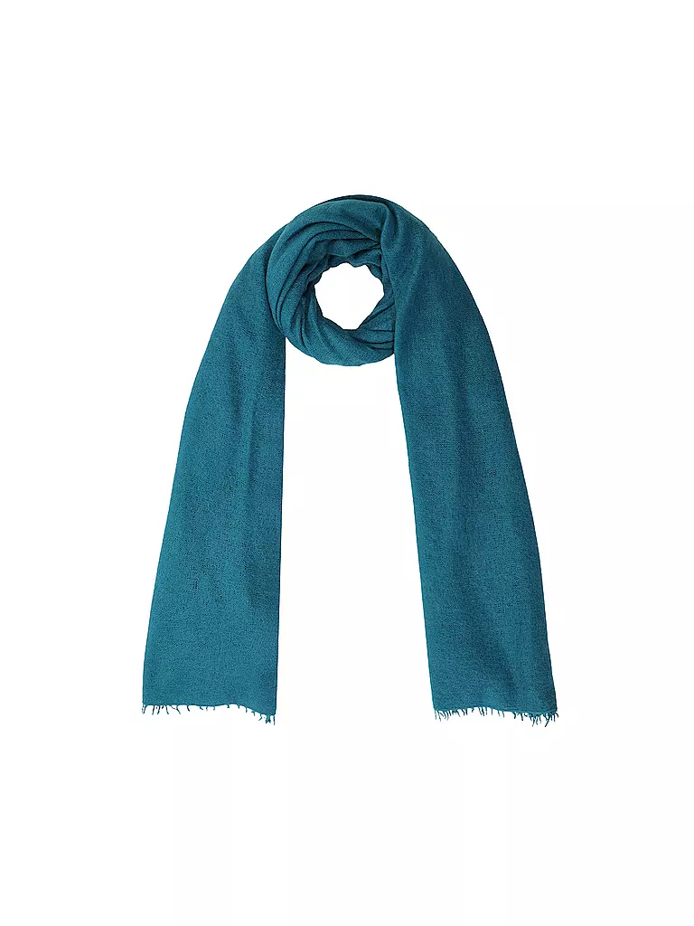 MOULETA Kaschmirschal blau