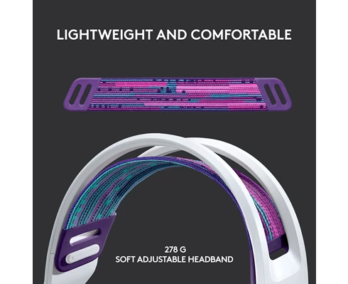 Logitech G733 Lightspeed Headset - White