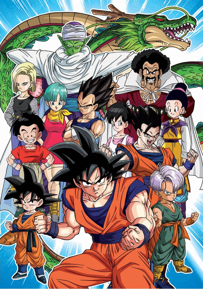 Puslespil - 1000 brikker - Dragon Ball