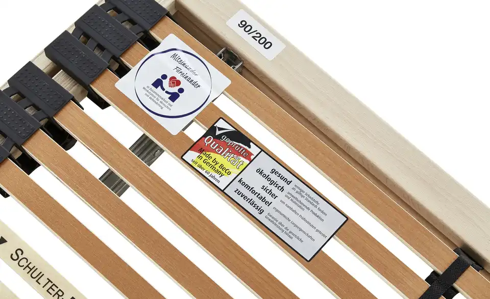 Lattenrahmen Supreme Lux K+F 80 cm 200 cm Kopf-und Fußteilverstellung, stufenlos verstellbar