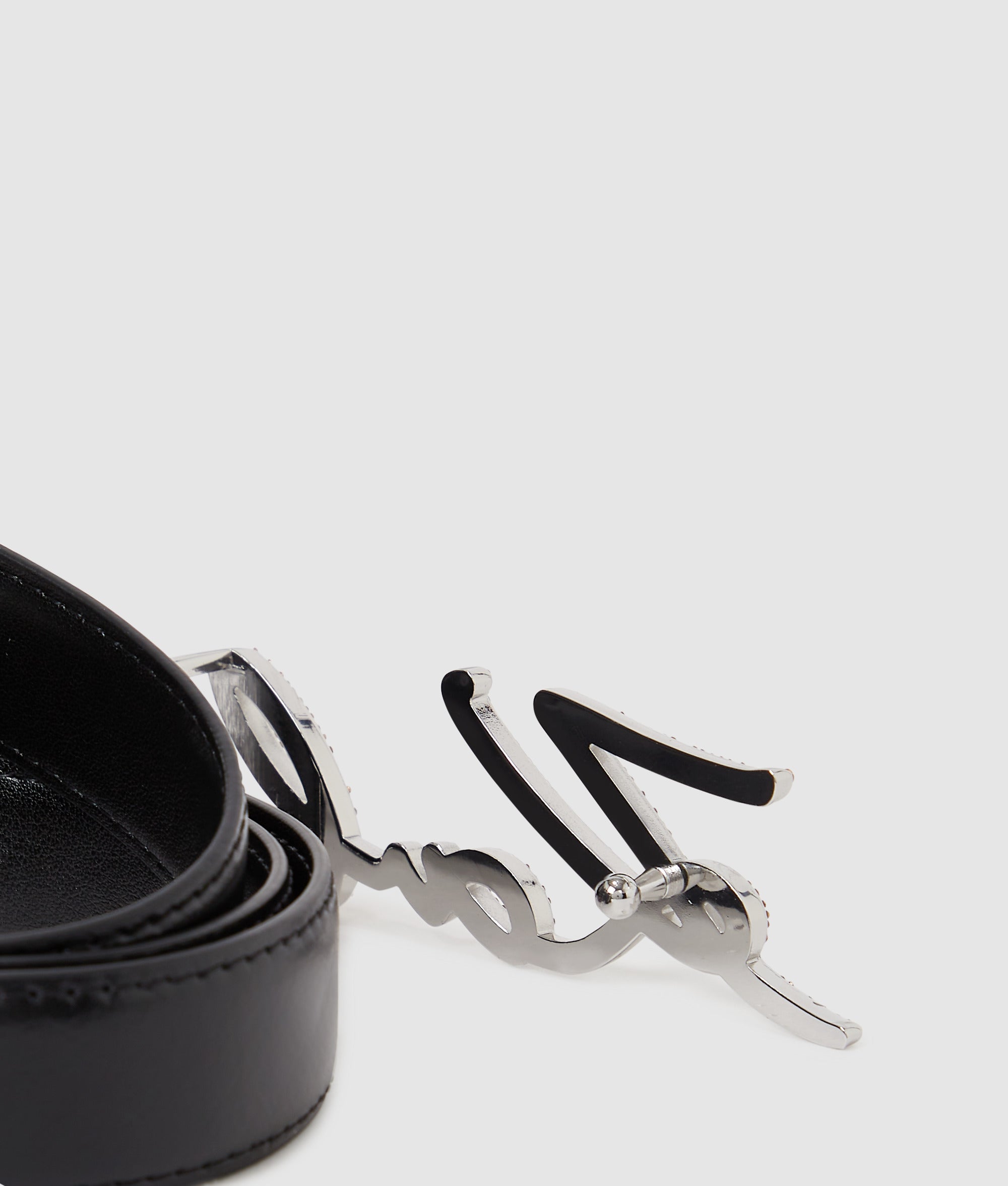 K/Signatur riem met kristallen