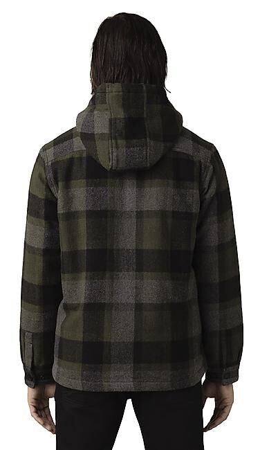 PRANA - CHEMISE ASGARD HOODED FLANNEL M
