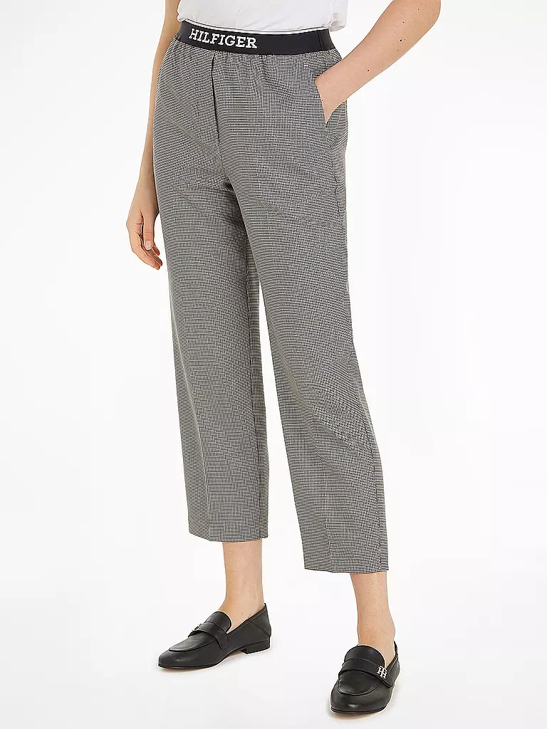 TOMMY HILFIGER Businesshose 7/8 grau