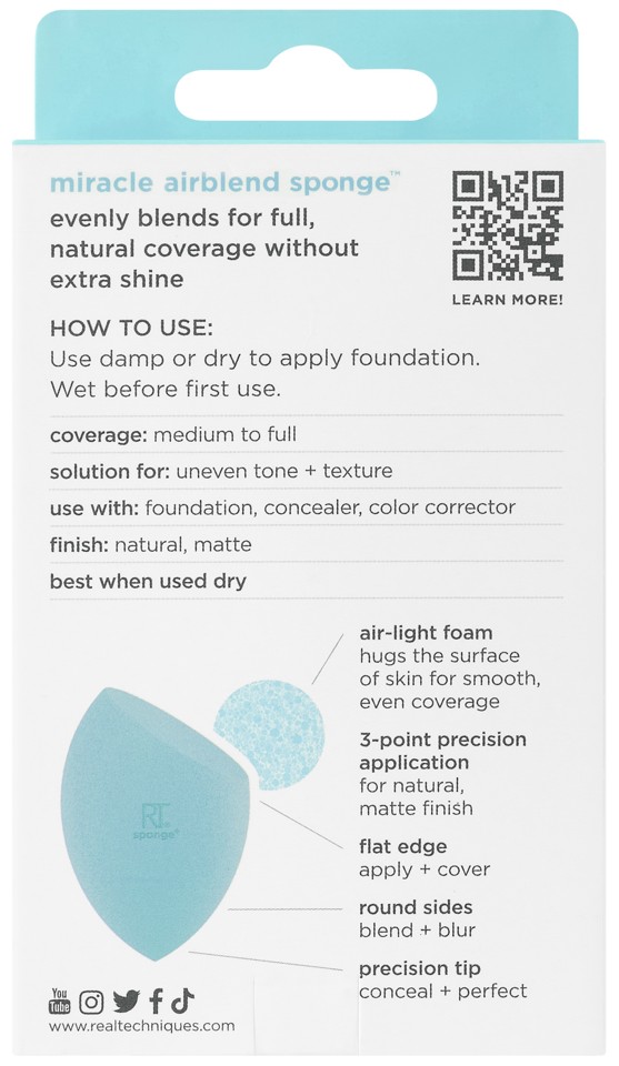Real Techniques - Miracle AirBlend Sponge+