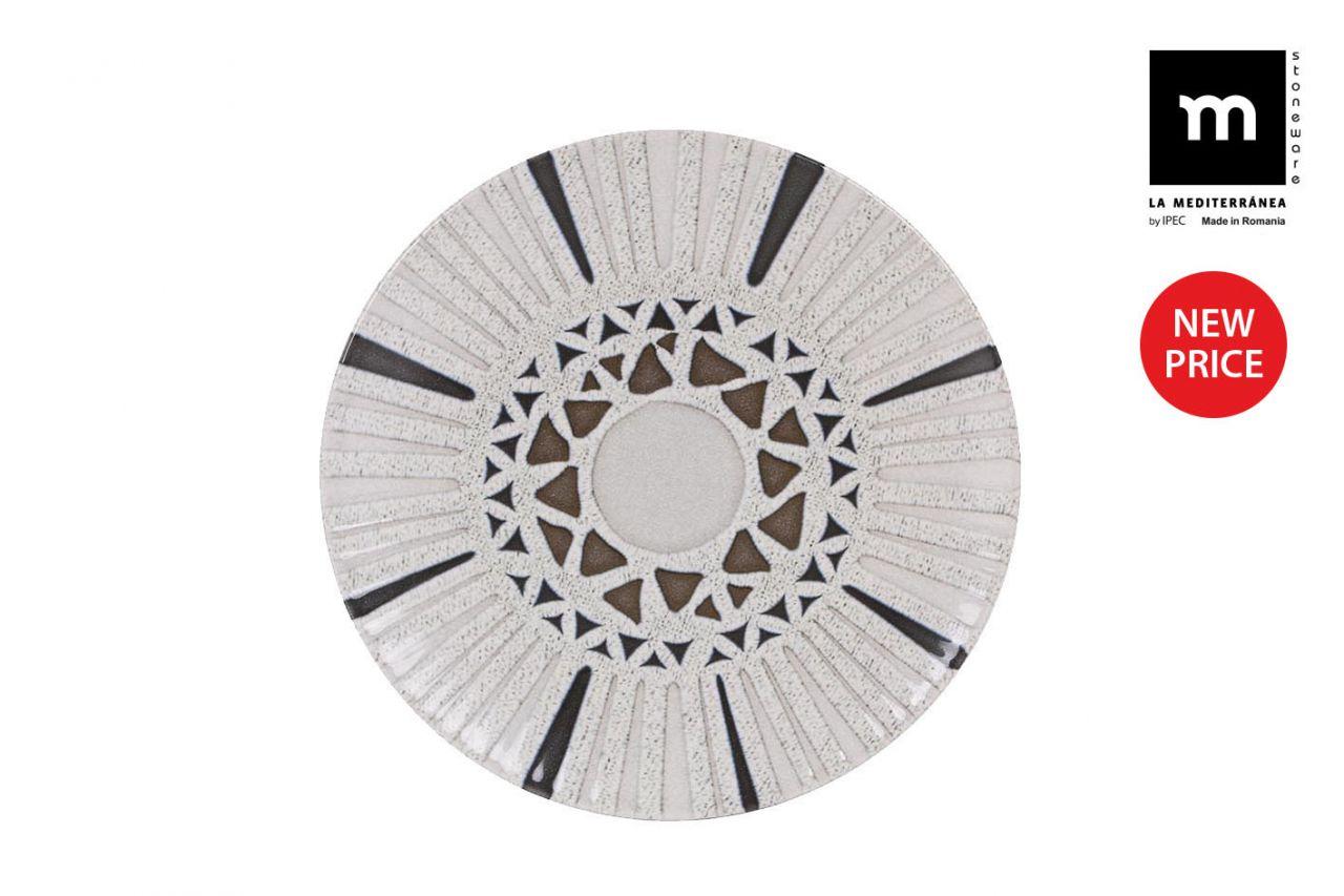 ASSIETTE DESSERT BARROC MONACO ECLAT D.20CM